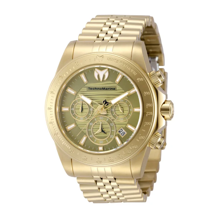 Technomarine Manta Ray Watch - 42mm. Gold (TM-225013) 42 mm kol saati