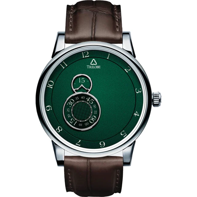 Trilobe Nuit Fantastique Grained Green Titanium 38.5mm NF06VG kol saati
