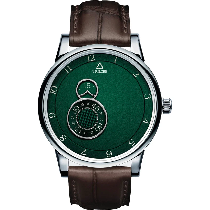 Trilobe Nuit Fantastique Grained Green Titanium 38.5mm NF06VG 38.5 mm kol saati