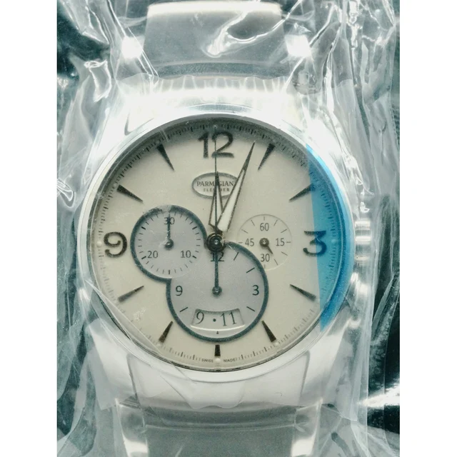Parmigiani Fleurier Tonda Metrographe Steel Grained White 210000061670 kol saati