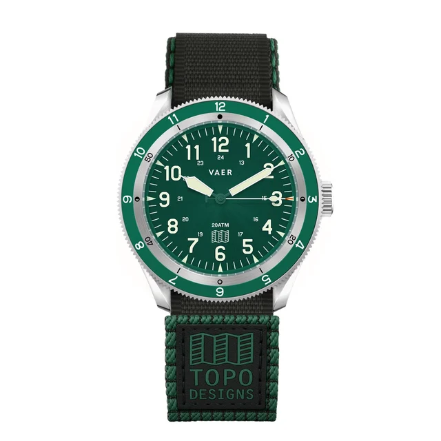 Vaer DS4-TPG38-TOPO20BLK-TOPO20GRN-SIL20BLK kol saati