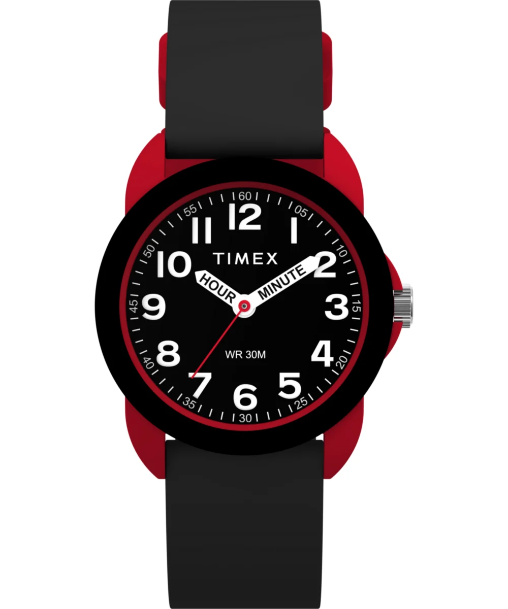 Timex TIME MACHINES® 30mm Silicone Strap Watch TW2W919009J 30 mm kol saati