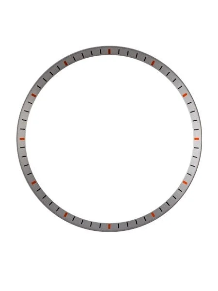 Islander Silver Chapter Ring for Seiko SKX007, SKX009, SKX011 Watches #R12 kol saati