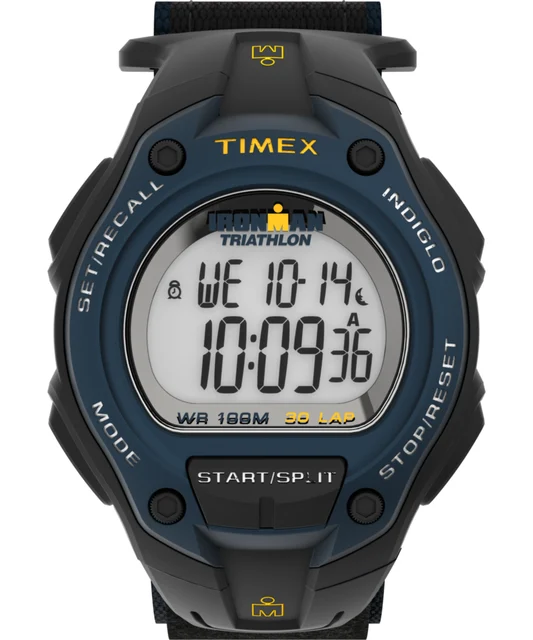 Timex IRONMAN Classic 30 Oversized Hook & Loop Fabric Strap T5K413 kol saati
