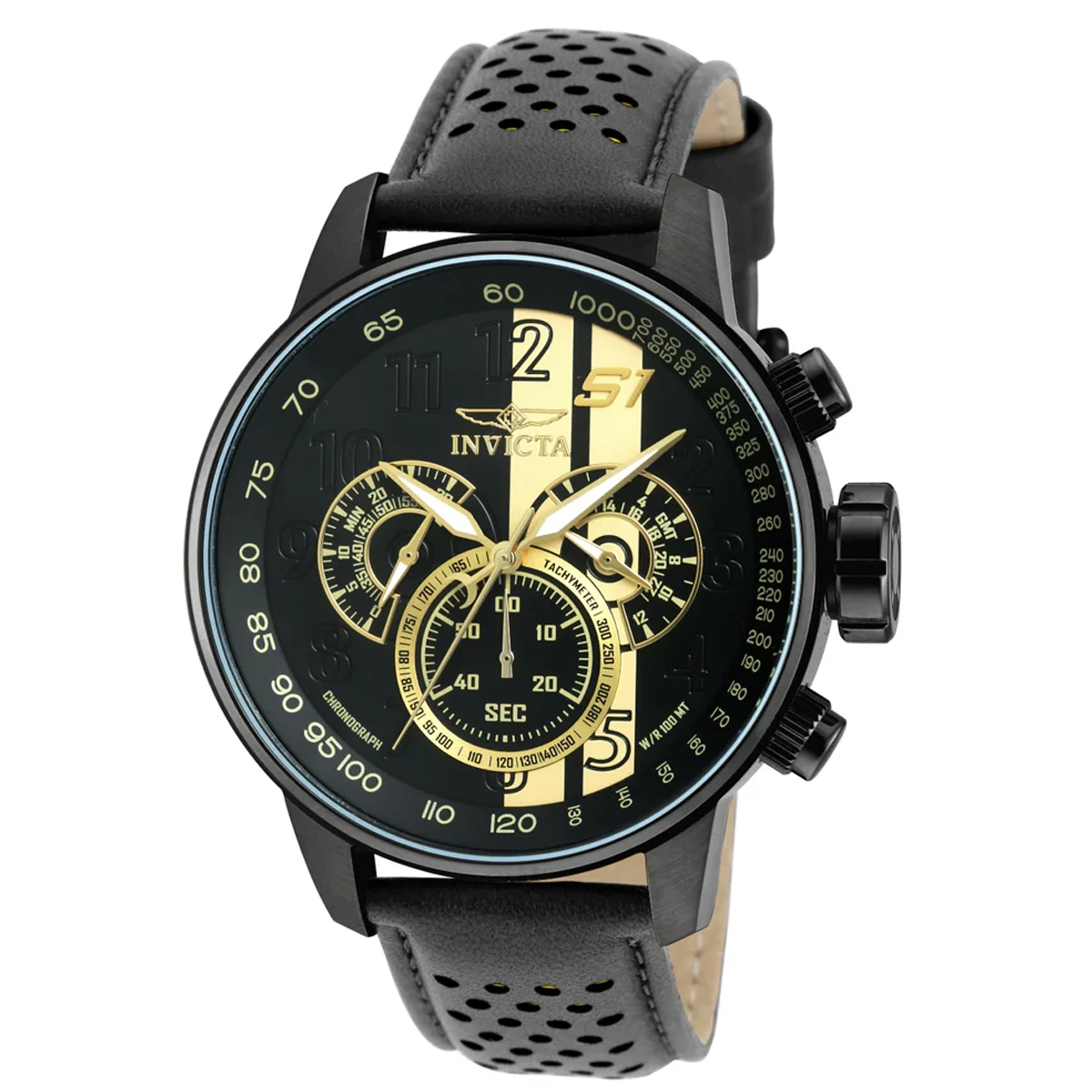 Invicta Rally Champion Watch - 48mm. Black (19289) 48 mm kol saati