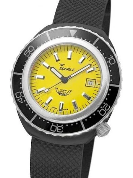 Squale meter Professional Swiss Automatic Dive watch with Black PVD Case #2002Y-PVD-R kol