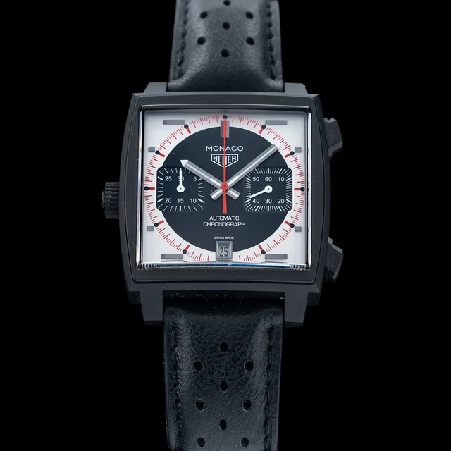 Tag Heuer Monaco Chronograph CAW218F.FC6356 POC210009N39283 kol saati