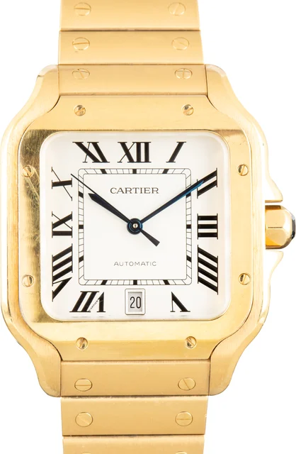 Cartier Santos de Watch Ref WGSA0029 Large model kol saati