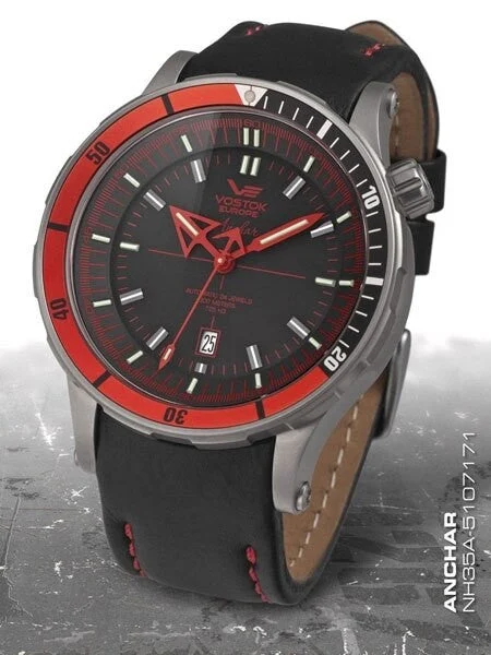 Vostok Europe Vostok-Europe Anchar Automatic Dive Watch with Tritium Tube Illumination #5107171 48 mm kol saati