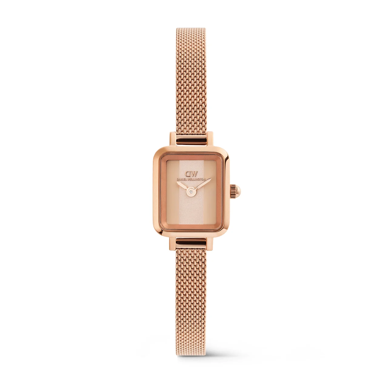 DANIEL WELLINGTON Quadro Mini Melrose Conwy Rose Gold DW00100962 kol saati