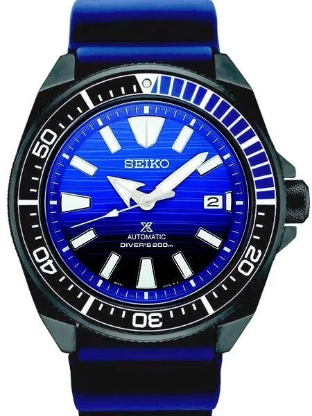 Seiko Scratch and Dent - Special Edition Save the Ocean Prospex Samurai Automatic Dive Watch #SRPD09 SND926 44 mm kol saati