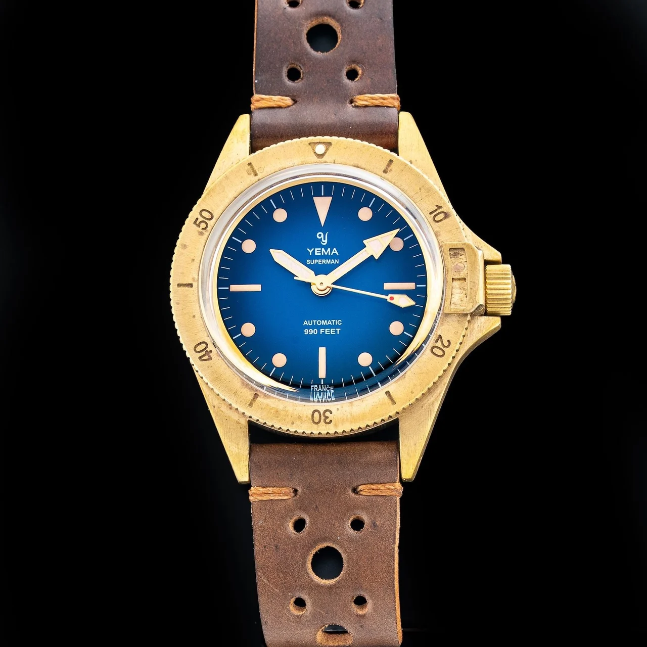Yema Superman Heritage Bronze YSUPZ2019 POC210009N35126 39 mm kol saati