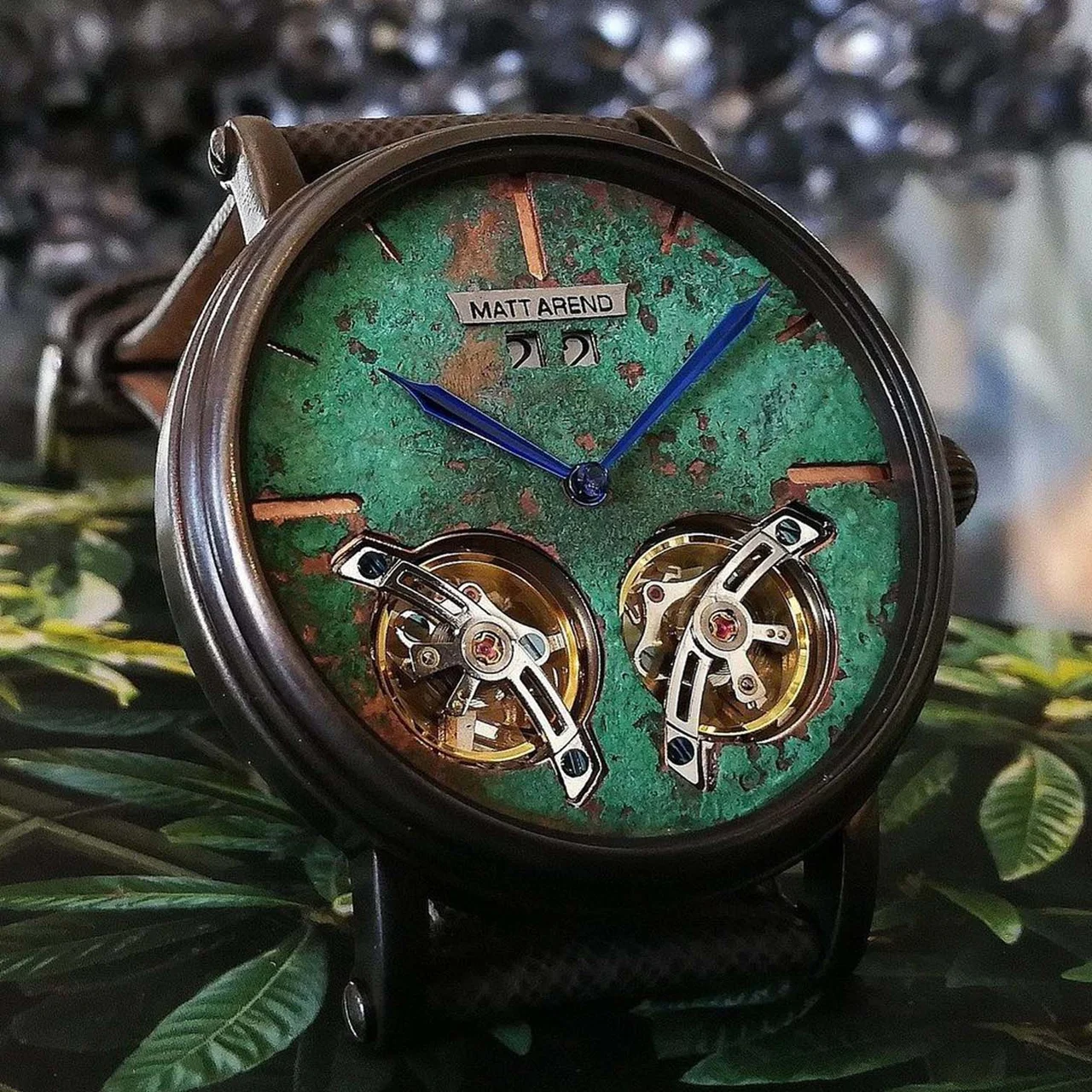 Matt Arend Heritage Dual Escapement - Lost Treasure Ma 809 Heritage Dual Escapement - Lost Treasure 44 mm kol saati