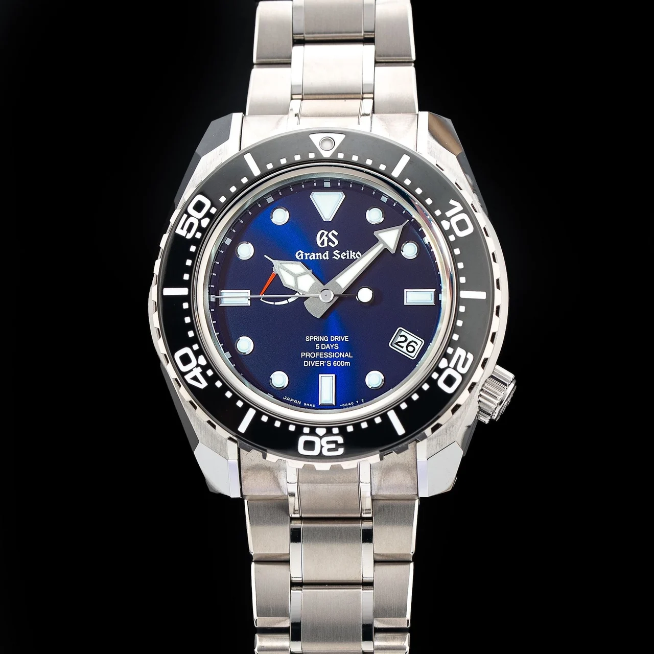 Grand Seiko Sport SLGA001 Diver Spring Drive Blue Dial 210009N32858 kol saati