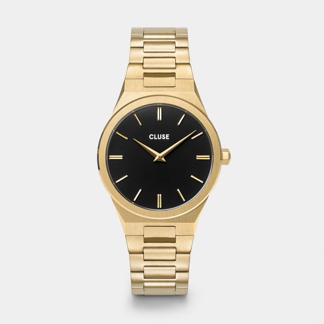 CLUSE Vigoureux Watch Steel, Black, Gold Colour CW0101210007 33 mm kol saati