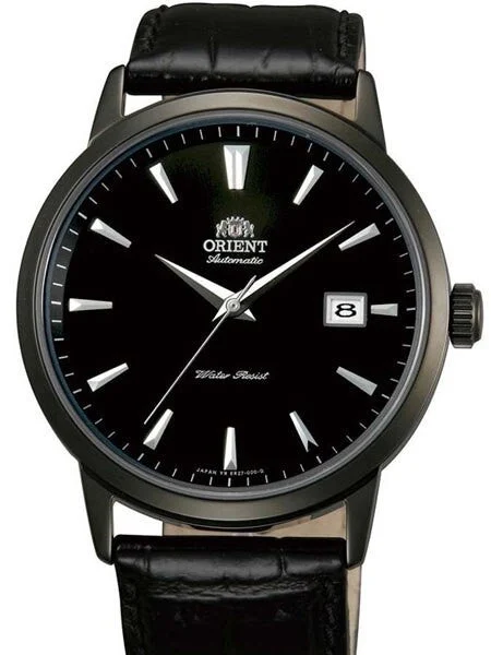 Orient Scratch and Dent - Symphony Automatic Dress Watch with Black Dial, Black PVD Case #ER27001B-SND2 41 mm kol saati