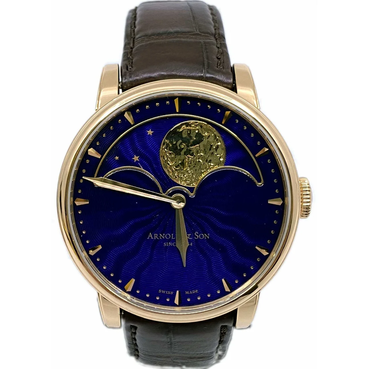 Arnold & Son Perpetual Moon 18-carat Red Gold 1GLAR.U01A.C123A 210000011511 kol saati