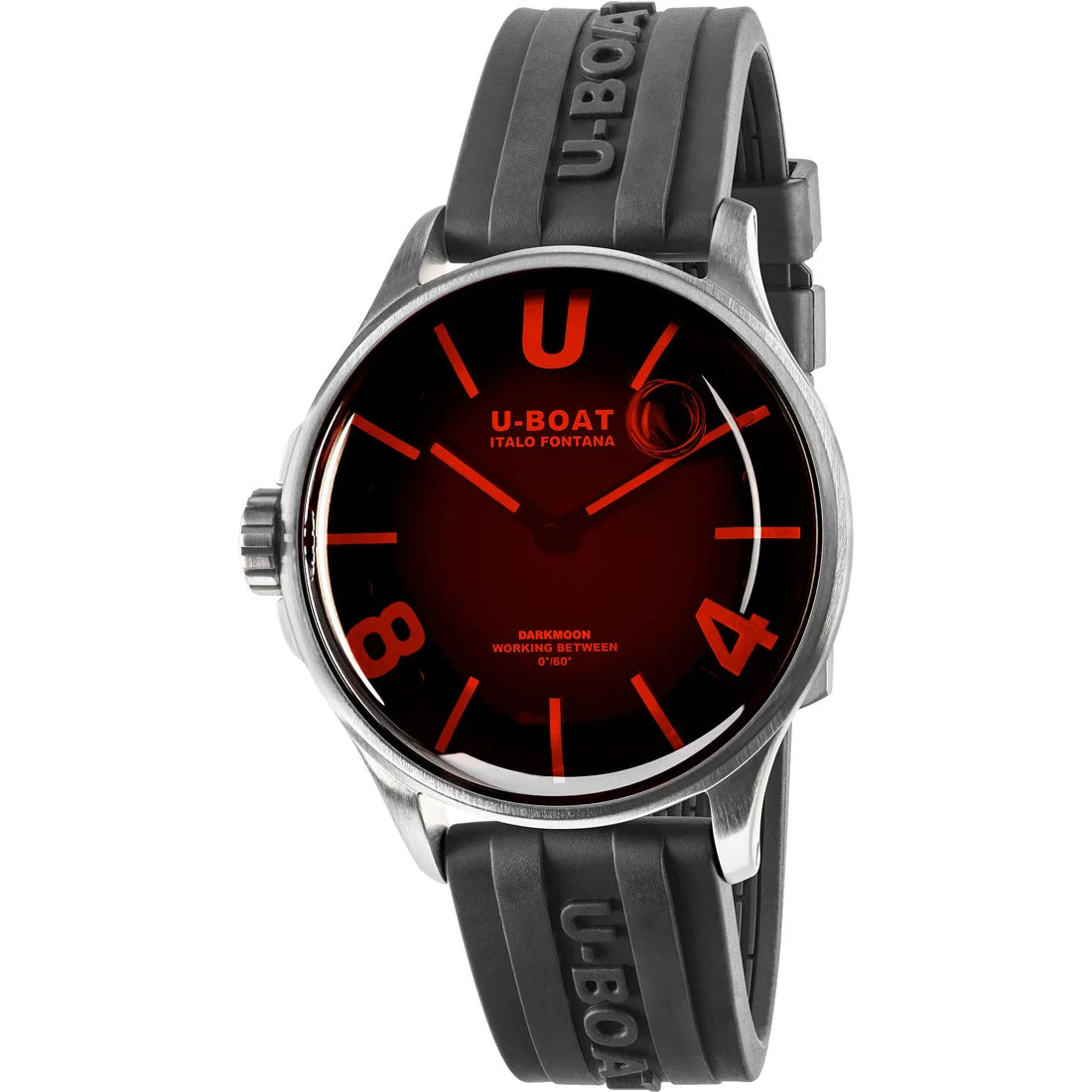 U-Boat Darkmoon 40mm SS Red Glass 9305 40 mm kol saati