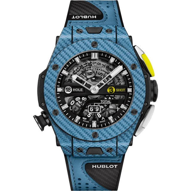 Hublot Big Bang Unico Golf Sky Blue Carbon 416.YE.1120.VR kol saati