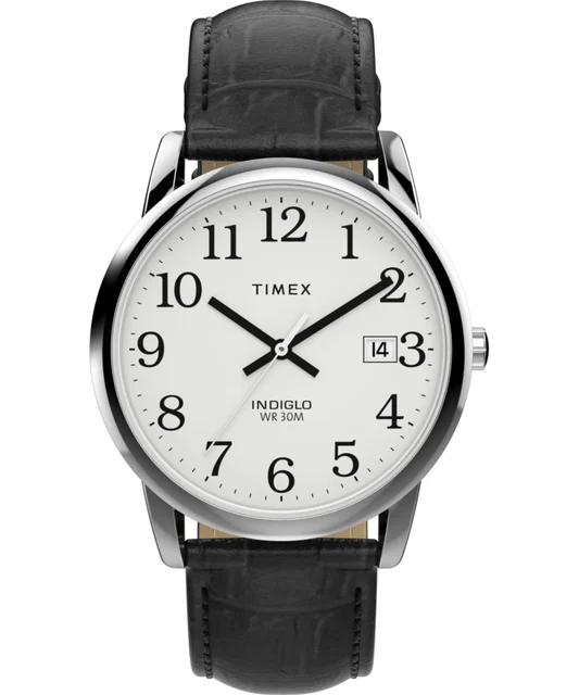 Timex Easy Reader® 35mm Leather Strap Watch TW2W95400 kol saati