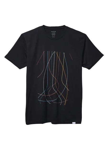 Nixon US Winger Repreve® T-Shirt - Black / Multi S2861-2336-02 kol saati