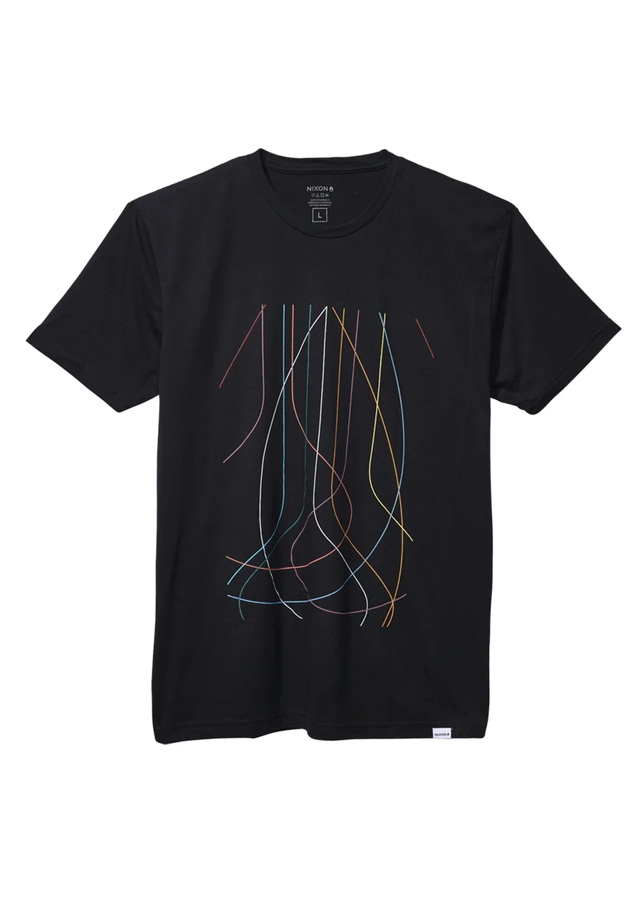 Nixon US Winger Repreve® T-Shirt - Black / Multi S2861-2336-02 kol saati