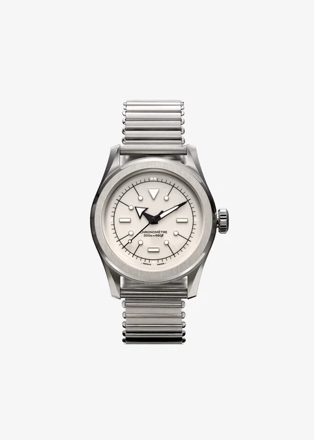 Serica Watches 6190-MSL-WHITE-3H-STD kol saati