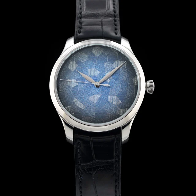 H. Moser & Cie. - Moser & Cie. 1200-1220 Endeavour Centre Seconds Blue Mosaic Dial 210009N