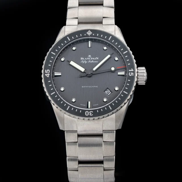 Blancpain Fifty Fathoms Bathyscaphe 5000 1210 98S NAP210009N4108 kol saati