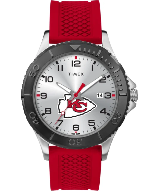 Timex Gamer Red Kansas City Chiefs TWZFCHIMF kol saati