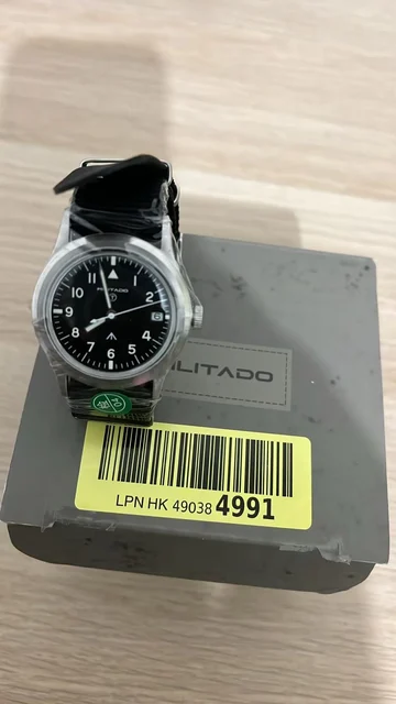 MILITADO Sapphire Crystal Retro Military Watch VH31/VH65 ML14 eu-pre-owned-militado-ml14-3
