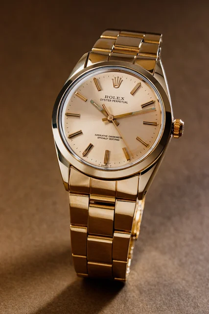 Rolex Oyster Perpetal Ref. 1024 Goldcap kol saati