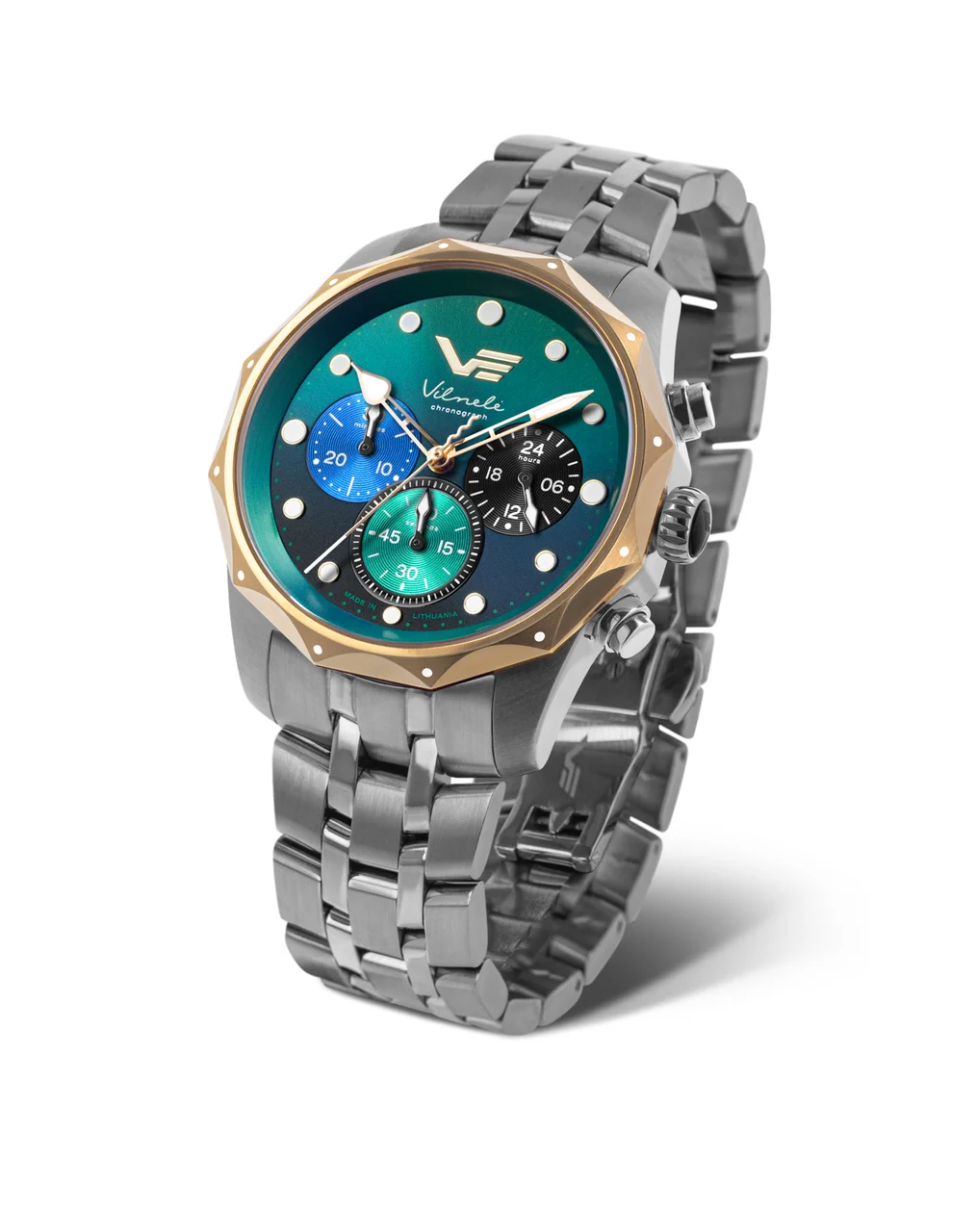 Vostok Europe Vilnelé JS20-125E752 Set with the Stainless Steel Solid brac 39 mm kol saati