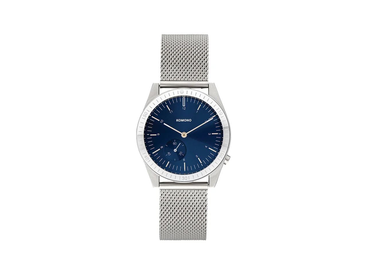 Komono Ray Legacy Mesh Silver Blue KOM-W4412 kol saati