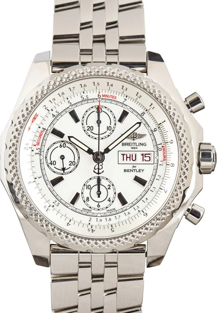 Breitling Bentley GT II Stainless Steel White Dial A1336512A736 kol saati