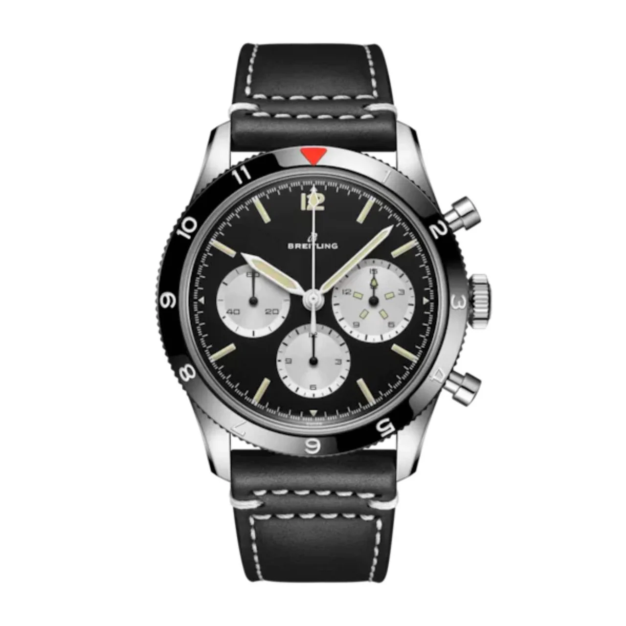 Breitling Classic AVI AB09451A1B1X1 41mm Black Dial Stainles 41 mm kol saati
