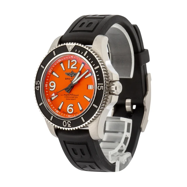 Breitling Superocean Automatic Orange Dial A17366D71O1S1 kol saati