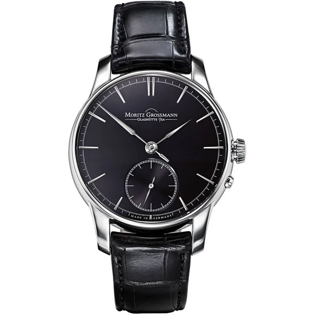 Moritz Grossmann Index White Gold Charcoal MG-000465 kol saati