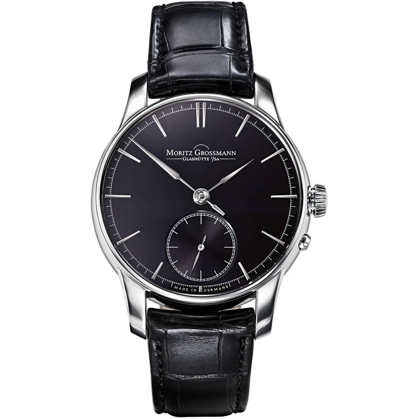 Moritz Grossmann Index White Gold Charcoal MG-000465 kol saati