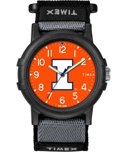 Timex Recruit Illinois Illini TWZUILLYA kol saati
