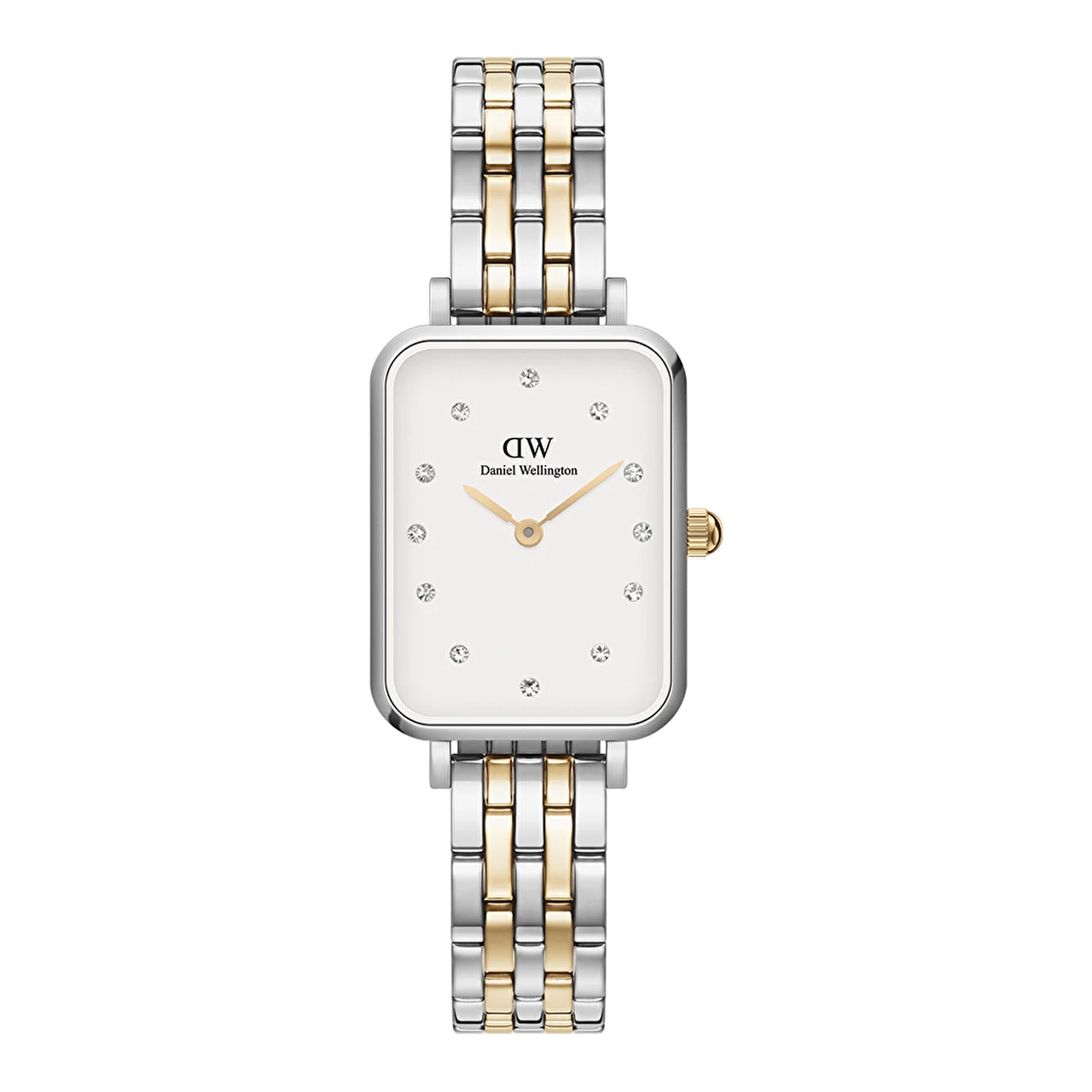 DANIEL WELLINGTON Quadro Lumine 5-link two-tone DW00600625 20 mm kol saati