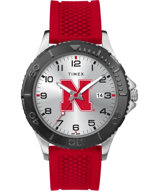 Timex Gamer Red Nebraska Cornhuskers TWZUNEBMF kol saati