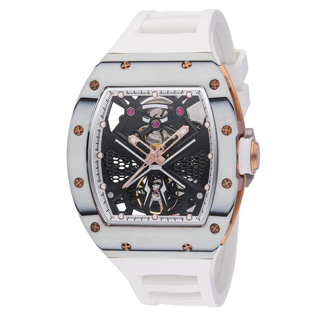 Invicta Rally Automatic Watch w/ Skeleton Dial - 41mm. White (49015) kol saati