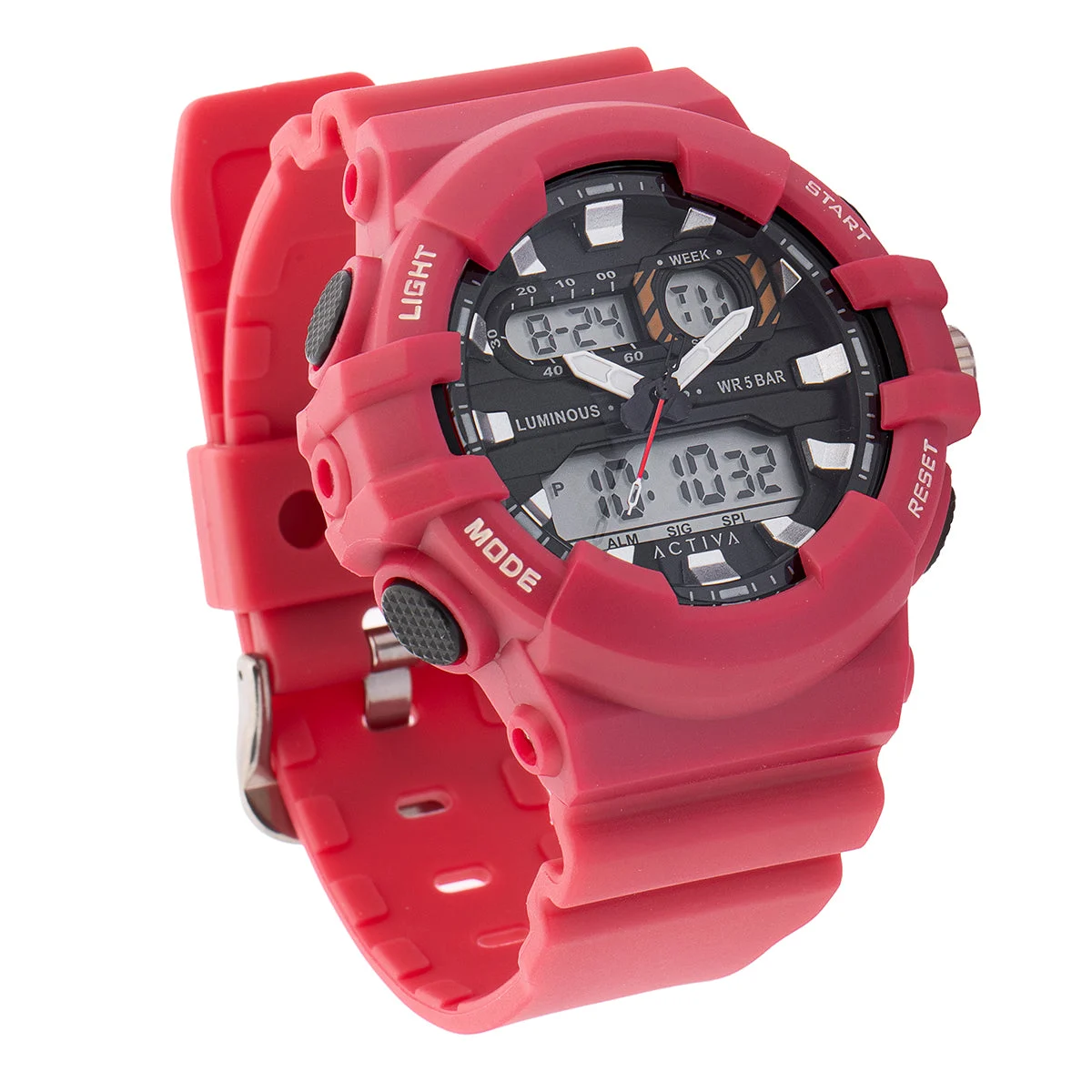 Invicta Activa Pixel X Digital Watch - 50mm. Red (ACW496-006) 50 mm kol saati