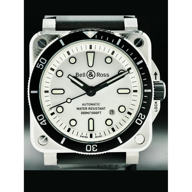 Bell & Ross Diver White BR0392-D-WH-ST/SRB 210000035569 kol saati