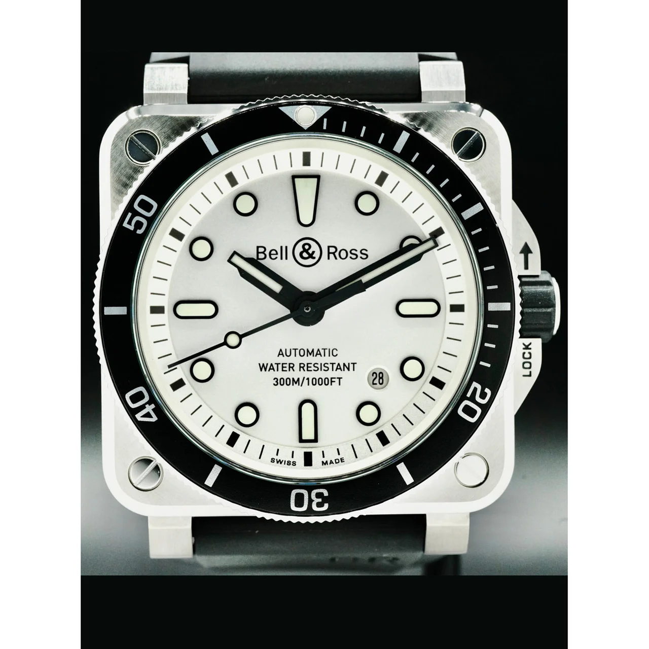 Bell & Ross Diver White BR0392-D-WH-ST/SRB 210000035569 kol saati