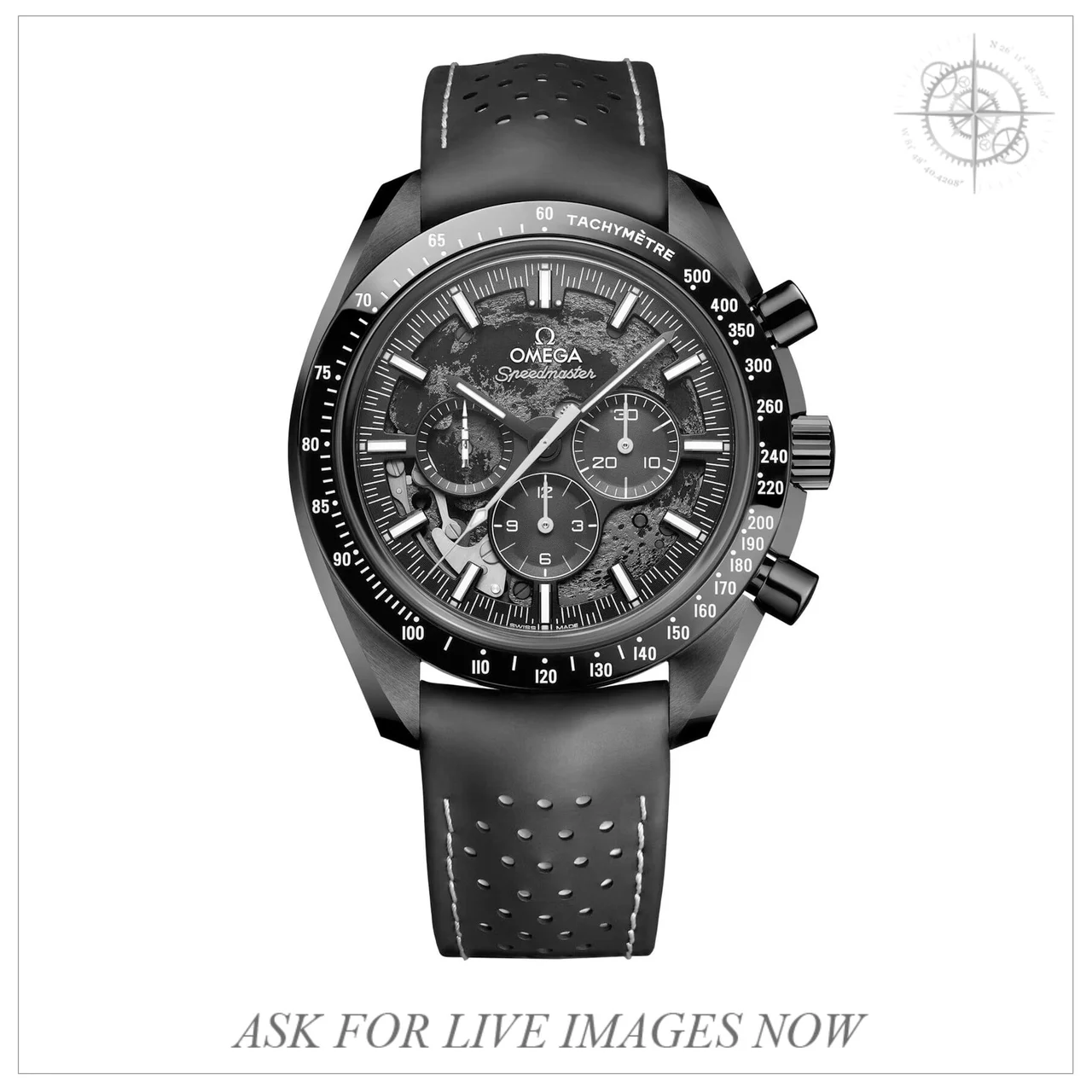 OMEGA Speedmaster Moonwatch Professional Dark Side of the Moon Apollo 8 311.92.44.30.01.001 210009N39317 kol saati