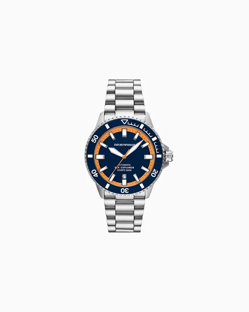 Emporio Armani Sea Explorer Automatic Stainless Steel Watch AR60090 kol saati