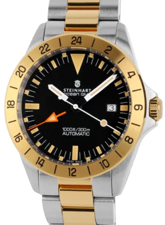 Steinhart Ocean One Vintage GMT Two-tone 103-1319/ST 49 mm kol saati
