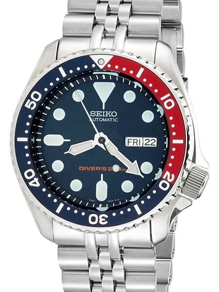 Seiko Divers Automatic Watch Super-J "Louis" Edition with a Flat Sapphire Crystal #SKX009 SKX009-FS kol saati